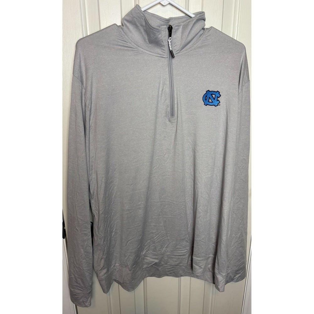 UNC Tarheels Carolina Quarter Zip Long Sleeve Rivalry Threads 91 Size Large